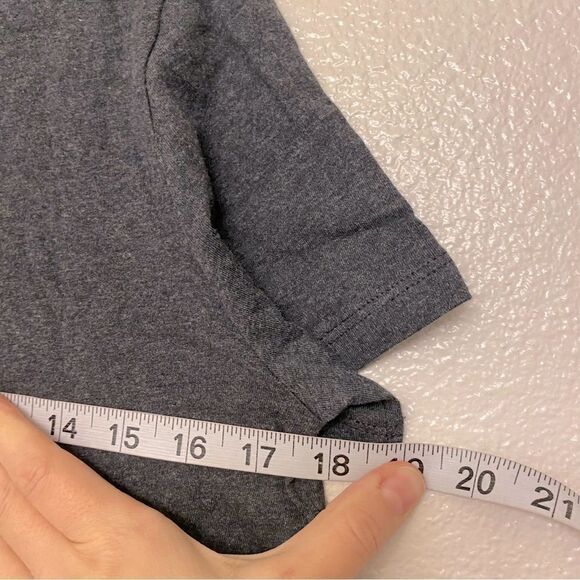 Everlane The Box Cut Essential organic Cotton dark gray crew tee minimalist XS - Picture 5 of 8